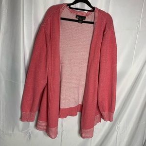 Lane Bryant size 26/28 open front cardigan pink